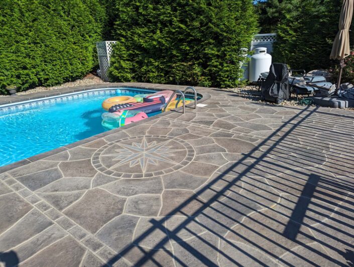 Stamped Concrete Pool