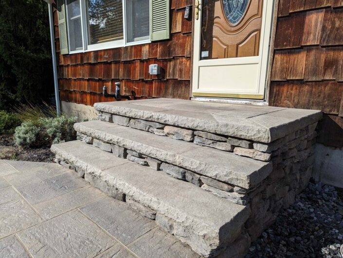 Stamped Concrete Steps